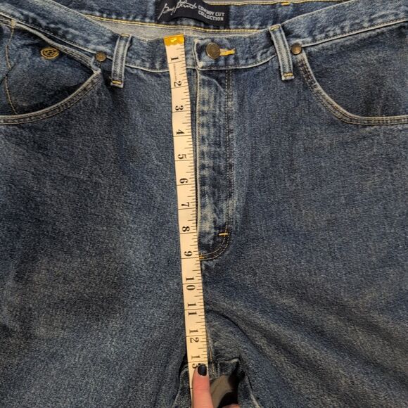 Wrangler George Strait Cowboy Cut Collection Jeans Men's Size 37x31 Blue Denim - Picture 5 of 9
